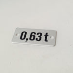 Load plate 0.63t 18x37mm
