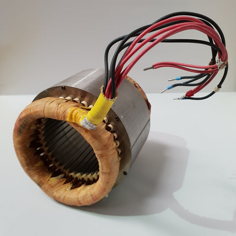 Stator 1Ph 115/230V 50Hz L=80mm 4pol.