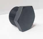 Blanking plug M25x15mm black